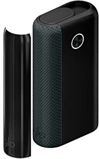 GLO Hyper plus Uniq Tabakerhitzer, Elektrischer Tabak Heater für Klassischen Zigaretten Geschmack, Alternative zur EZigarette, Schwarz, 22 Sticks Pro Akku Ladung