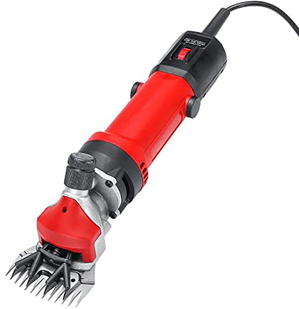 ZYXYYDS 6 Gears 220V Electric Sheep Scissors Shear Shears 9/13 Teeth Straight Knife Mountain Wool Shaving Disc Trimming Tool