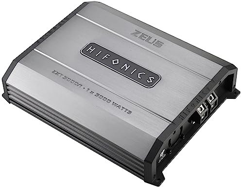 Hifonics ZXT5000/1 | Amplificatore Mono Ultra Class D con 1 x 1800/3100/5000 Watt/RMS @ 4/2/1 O
