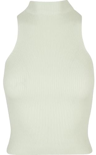 Urban Classics Damen Ladies Short Rib Knit Turtleneck Top