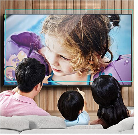 Anti-Blaulicht/blockierende UV-TV-Displayschutzfolie – Schadensschutzplatte für 32-75-Zoll-LCD-, LED-, 4K-OLED- und QLED-HDTV- und Curved-Displays/A / 75 Inches 1645x930 mm