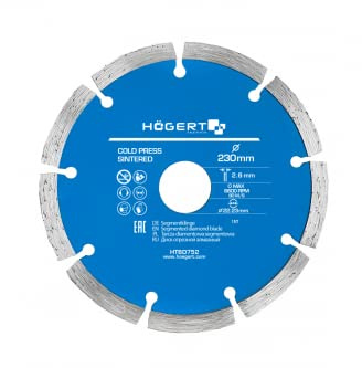 Högert Technik - Diamond disc 230 mm - The diamond disc is for cutting ceramic tiles and for cutting the surfaces of the building materials