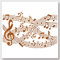 nbeads Musikpartitur PET-Schablone, Wiederverwendbare Musiknoten-Malvorlagen DIY Art Craft Painting Wall Cut Schablonen 21x29.7cm Zum Malen Auf Holz, Leinwand, Papier, Möbelwand