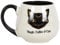 Something Different Wholesale Magic & Cats Halloween Mug - Gothic Witches Brew Ceramic Cup for Adults - Cute Black and White Cat Coffee Cup - Unusual Cat Mug