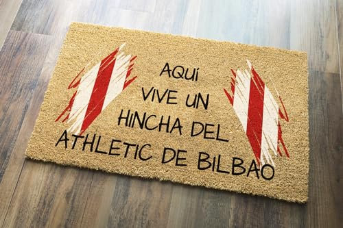 SAQUITOMAGICO Felpudo Entrada a casa El Mejor Hincha del.. Original y Divertido (Athletic)