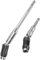 NIYATA 2Pcs Pivoting Bit Holder Magnetic,Pivot Drill Bit Holder,Magnetic Swiveling Bit Tip Holder,1/4 Hex Pivoting Bit Holder,Magnetic Pivot Drill Bit Holders,91MM+145MM (Silver Black)