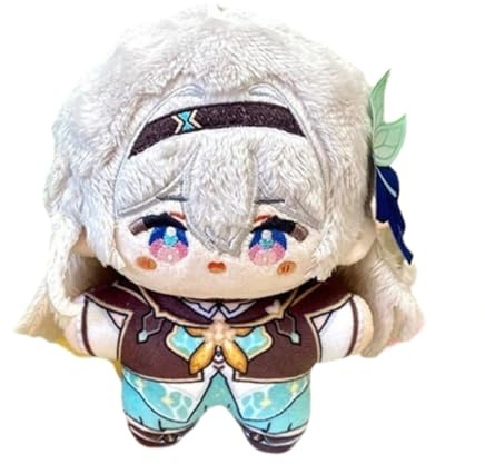 KUKUShining Star Rail Plüsch Schlüsselanhänger, 12CM Süße Plüschfigur Honkai Anhänger for Rucksack, Kawaii Anime Mini Puppe for Gamer Fans(Firefly)