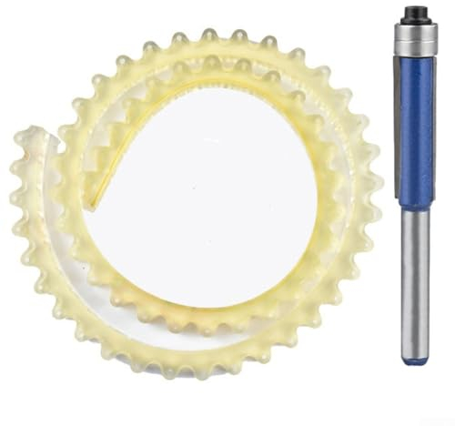 Flexible Profilierleiste, für Holzmusterübertragung, transparente Farbe (1 m)