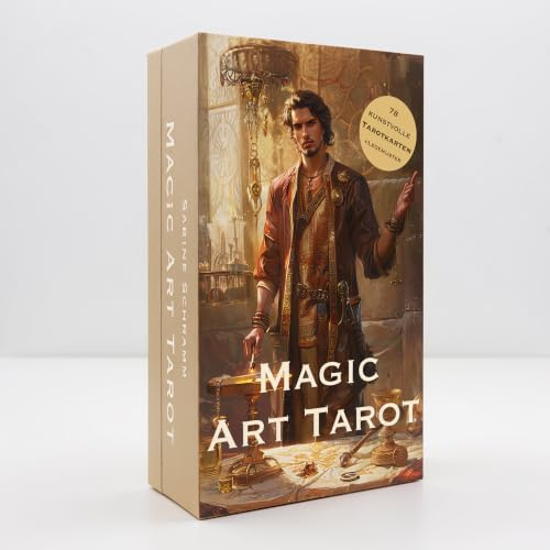Tarotkarten Magic Art Tarot Sammler-Kartendeck mit 78 kunstvoll gestalteten Tarotkarten + Legemuster-Karten + digitales Begleitheft