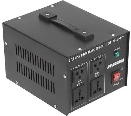 JDBDU Trasformatore di tensione da 2000 W, convertitore step-up down, trasformatore da 220 V a 110 V Step Up & Step Down Voltage Converter, trasformatore da 110 V a 220 V