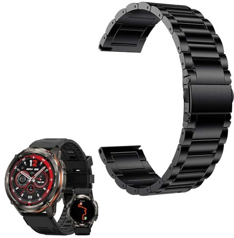 Compatible para Metal Acier Classique Bracelet De Remplacement Compatible para Smartwatch Reloj Inteligente Hombre 1.43 KOSPET TANK T3 Ultra 2, 0, 0 unidades, 0 unidades