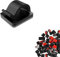 Kryzulax 50 Stück Kabelhalter Selbstklebend,Kabel-Clips,Kabel-Organizer,Kabel Haken Draht Halter für Kabelmanagement-ideal für Zuhause, Büro, Auto, Nachttisch, Schreibtischzubehör(Schwarz)