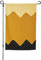 Bandiera da giardino 30,5 x 45,7 cm, doppia faccia primavera estate bandiera decorativa da cortile bandiera giallo senape piccola bandiera stagionale decorazione per esterni