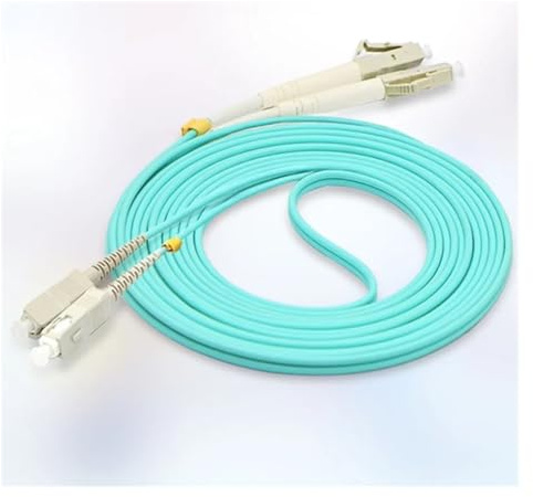 Cavo patch in fibra ottica SC LC FC ST OM3 Duplex 2,0 mm 3,0 mm(50M,LC-SC)