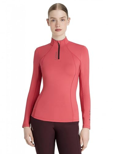 LeMieux Classique Womens Long Sleeve Base Layer - Cranberry - UK12