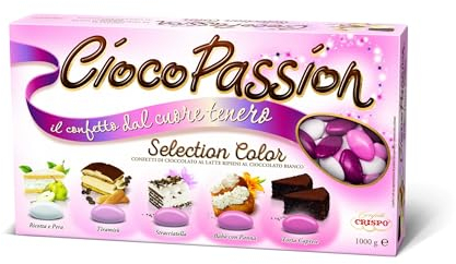 CONFETTI CRISPO CIOCOPASSION SELECTION COLOR GUSTI ASSORTITI ROSA 1 KG