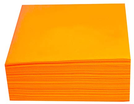Hängelampe ser41007369 Deluxe Bin Elegant, Serviette 40 x 40, AIRLAID, 1/4 Falz, 50 Servietten, orange
