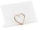 PD 10 STK. Tischkartenhalter Herz Rosegold Hochzeit Tischdeko Kartenhalter Herzen rosa Namenskartenhalter Tischschmuck Rose Gold Altrosa glänzend