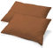 CelinaTex BeNature Kissenbezug Doppelpack 40 x 80 cm kastanien braun Baumwolle Kopfkissen Bezug Jersey