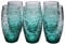 Bormioli Rocco Oriente Cool Green Bicchiere Cooler 47 cl Set 6 Stück in Vetro Colorato