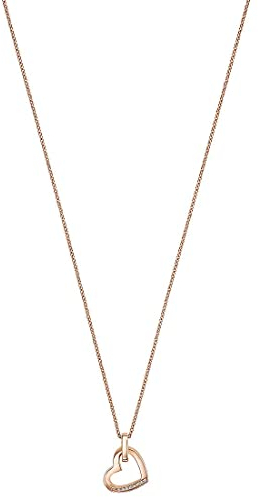 JETTE Damen-Kette 8 Zirkonia One Size, Roségold 32010179
