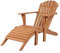 bene living Teakholz Gartenliege/Sessel - Adirondack Montreal
