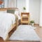 Ghouse Kurzflor Wohnzimmer Teppich Schlafzimmer Matte Moderner Home Flauschig Weich Teppiche für Kinderzimmer Anti-Rutsch Unterseite Waschbarer Teppich 60x180 cm Grau