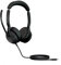 Jabra Evolve2 50 - Kabelgebundenes Stereo-Headset Air Comfort - Mikrofone mit aktiver Geräuschunterdrückung (ANC) - kompatibel mit Allen UC-Plattformen wie Zoom und Google Meet - Schwarz