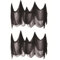 Youery 2 Blätter Halloween Dekoration Schwarze Gaze (2m × 5m), Gruseliges Halloween Deko Schwarz Tuch Stoff Halloween Dekostoff Horror Dekoration für Türen Hallen, Veranden, Fenster, Spukhäuser Party