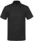 Oyolan Kochjacke Uniform Herren Damen Kurzarm Bäckerjacke Küchen Koch Jacke Restaurant Hotel Cafe Chef Kostüm P Schwarz XXL