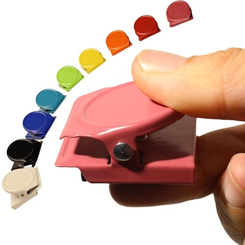 Mini Chip Clips - Set of 9 Multi-Colored Small Bag Clips for Food - Perfect for Sealing Chip Bags, Snacks, and More