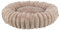 TRIXIE Hundebett Lonni 60 ø cm in braun – rundes Kuschelbett mit weichem Samtbezug, Hundekorb für kleine Hunde, fest integriertes Kissen, rutschfester Boden - weich & waschbar – 37999
