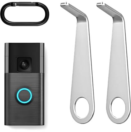 2 Pack Video Doorbel(2024 Release) Key Replacement Tool, Ring Doorbell Camera Opening Key Tool Versatile, Doorbell Camera Opening Key Tool, Ring Doorbell Key with Keychain