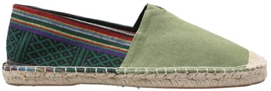 BATA Espadrillas estive da Uomo Casual Leggere e comode | Tessuti leggeri e traspiranti, punta tinta unita, suola corda con inserto gomma, design variabile