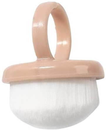 Ripasso A Morbido Di Tipo Di, Spazzola Per Polvere Per Unghie Anello Di, Strumento Di Pulizia 'unghia Del Piede, Design Compatto E Indossabile, Setole Morbide E Delicate, 1,3 Pollici, Pe