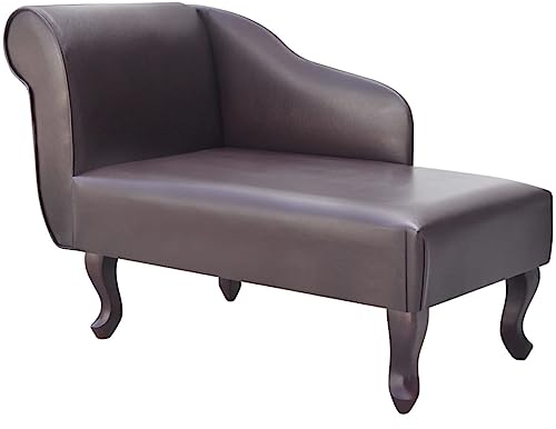 vidaXL Chesterfield Chaiselongue Kunstleder Recamiere Couch Sofa Relax Liege