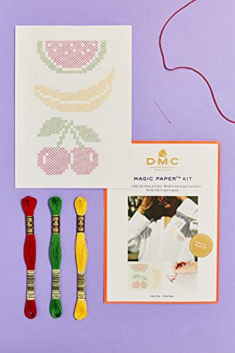 DMC Fruit Collection Cross Stitch Magic Fabric