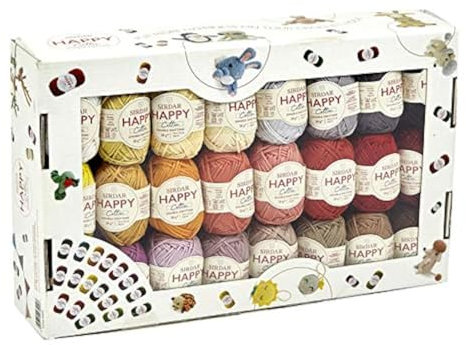 DMC Happy Chenille - Filo di velluto, 15 g, colori assortiti, 25 pezzi
