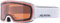 ALPINA NAKISKA Q - Verspiegelte, Kontrastverstärkende & Polarisierte OTG Skibrille Mit 100% UV-Schutz Für Erwachsene, white, One Size