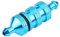 Filtro de Combustible de Aceite de Coche RC, Filtro de Combustible Nitro de Aceite de Aluminio de Aleación HSP para Coche Modelo RC a Escala 1/8 1/10(Azul)