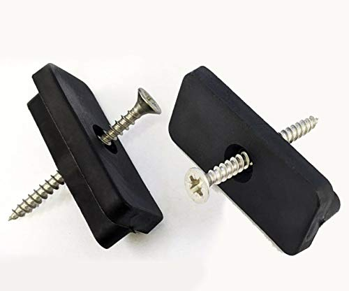 Lot de 100 attaches de fixation dissimulées pour terrasse en composite avec vis et vis en acier inoxydable
