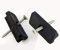 Lot de 100 attaches de fixation dissimulées pour terrasse en composite avec vis et vis en acier inoxydable