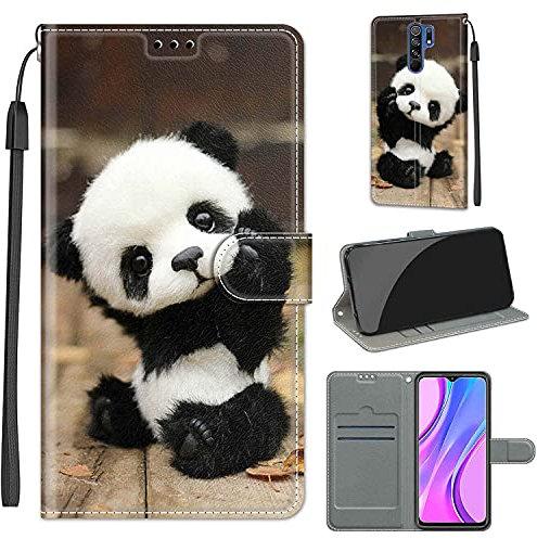 TOMYOU Etui Coque pour Xiaomi Redmi 9, Protection Etui Housse Premium en Cuir PU, avec Fermeture Magnétique Compatible pour Xiaomi Redmi 9 (6,53 Pouces)