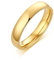 Hoisy Herren Ringe Billig, Schmuck Ringe Edelstahl 4 Mm Einfaches Ringband 4Mm Gold Größe 58 (18.5)