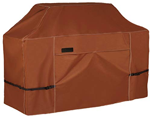 NettyPro Gasgrill-Abdeckungen, strapazierfähig, wasserdicht, 122,9 cm, Outdoor-Grillabdeckung, 2–3 Brenner, Grillabdeckung für Weber, Char-Broil, Brinkmann, Nexgrill Grills und mehr, Braun