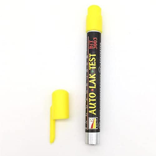 QOTSTEOS Paint Thickness Gauge, Waterproof Car Body Damage Detector, Pen-Type Paint Coating Tester with Magnetic Tip & Micron-Level Color Scale for Verifying The Car Thickness of Paint