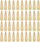 DAZISEN 40-Pack Haarspangen Für Mädchen Metall Snap Kinder Barretten Frauen Haarzubehör, Bunte Süßigkeiten Schöne Einfache Frisur Clips，Beige