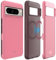 TUDIA MergeGrip Coque Compatible avec Google Pixel 8 Pro Case 2023, [MagSafe Compatible] Qualité Militaire Mince Double Couche Bord surélevé Antidérapant (Rose Fumé)