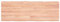 vidaXL Tischplatte, Holzplatte für Tisch Esstisch Couchtisch, Massivholzplatte Handgefertigt mit Baumkante, Ersatztischplatte Scharnierdesign, Hellbraun 120x40x(2-6) cm Massivholz Behandelt
