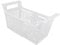 1 PCS Adjustable Freezer Baskets for Chest Freezer, Expandable Deep Freezer Organizer Bins, L Two Layer Without Grids, Freezer Storage Bins with Handle, Freezer Organization